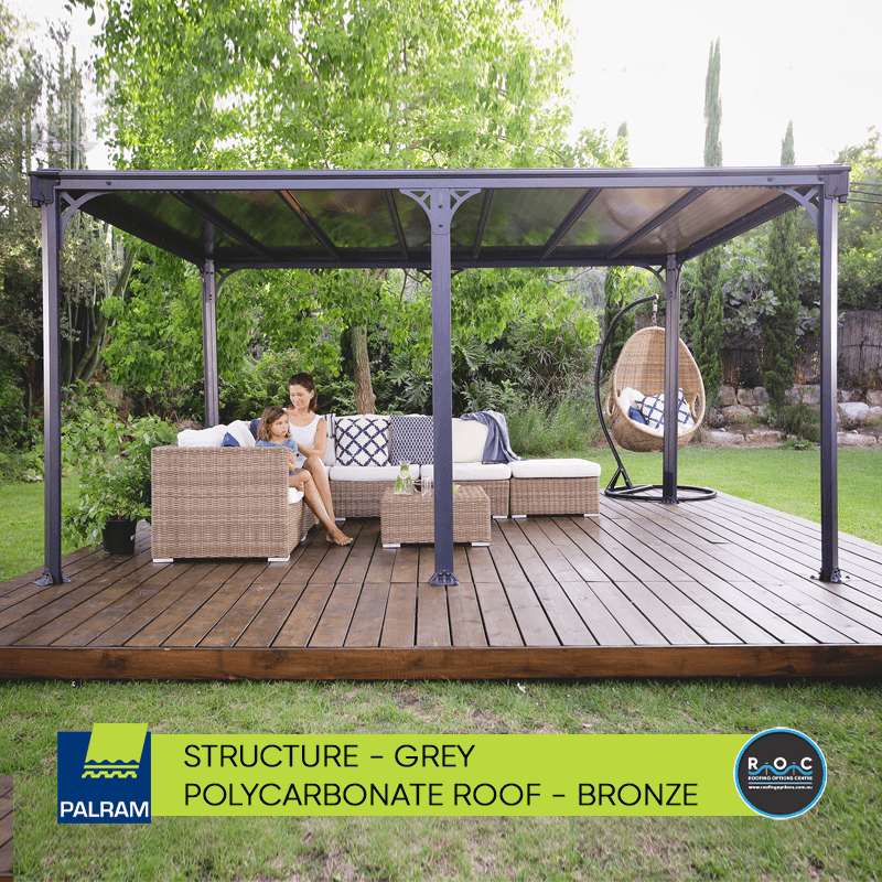 Milano Gazebo Kit Polycarbonate Roof Structure