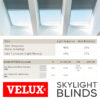 Velux Skylight Blind Info