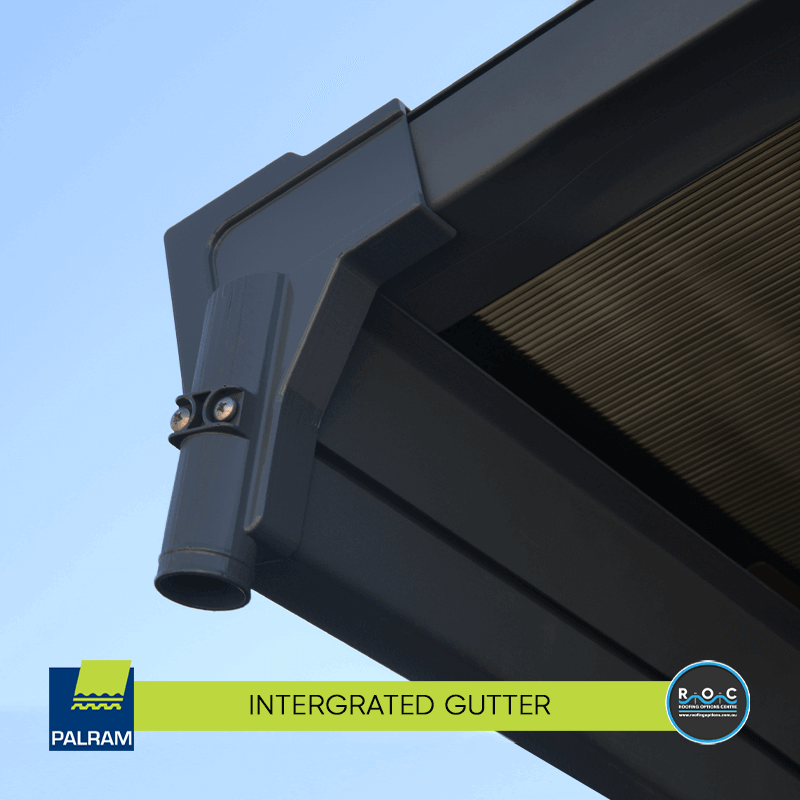 Vitoria 5000 Carport Kit Integrated Gutter
