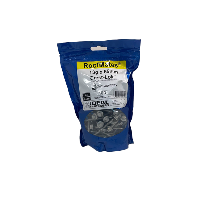 Roofmates 13 X 65 Zinc 100pk