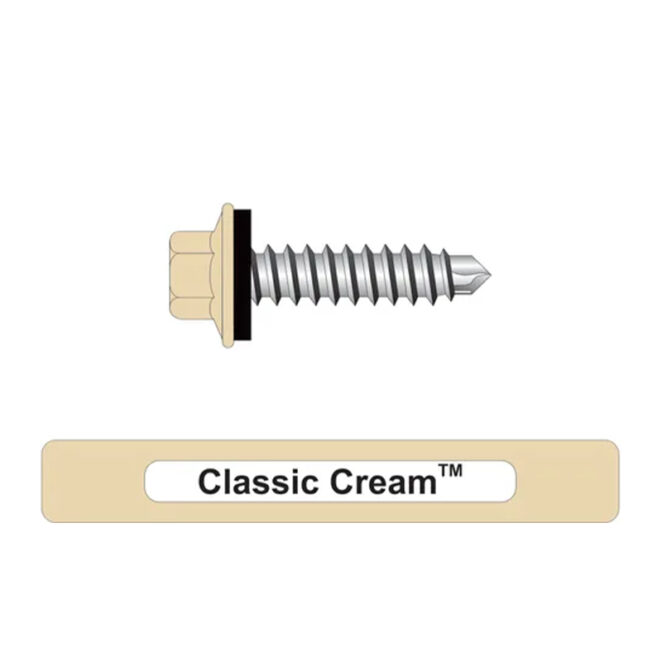 Roofmate 13gx25mm Classiccream