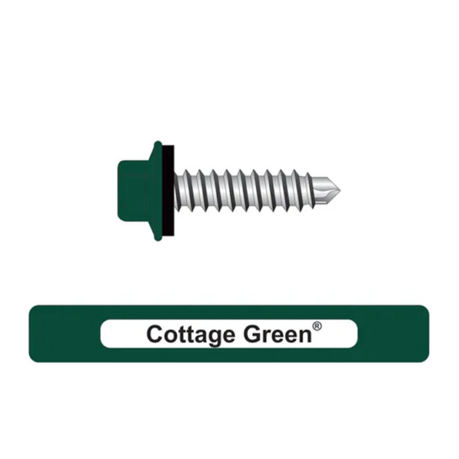 Roofmate 13gx25mm Cottagegreen