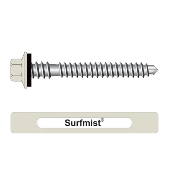 Roofmate 13gx65mm Surfmist